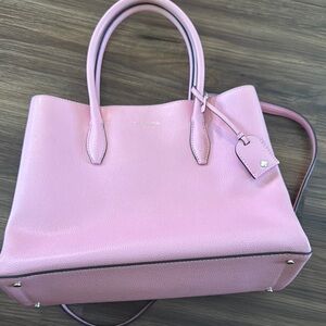Kate Spade Pink Leather Tote Bag